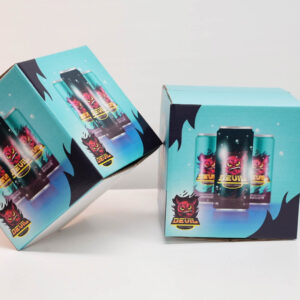 printed energy drink boxes